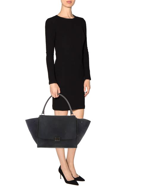 celine purse trapeze|Celine trapeze bag new.